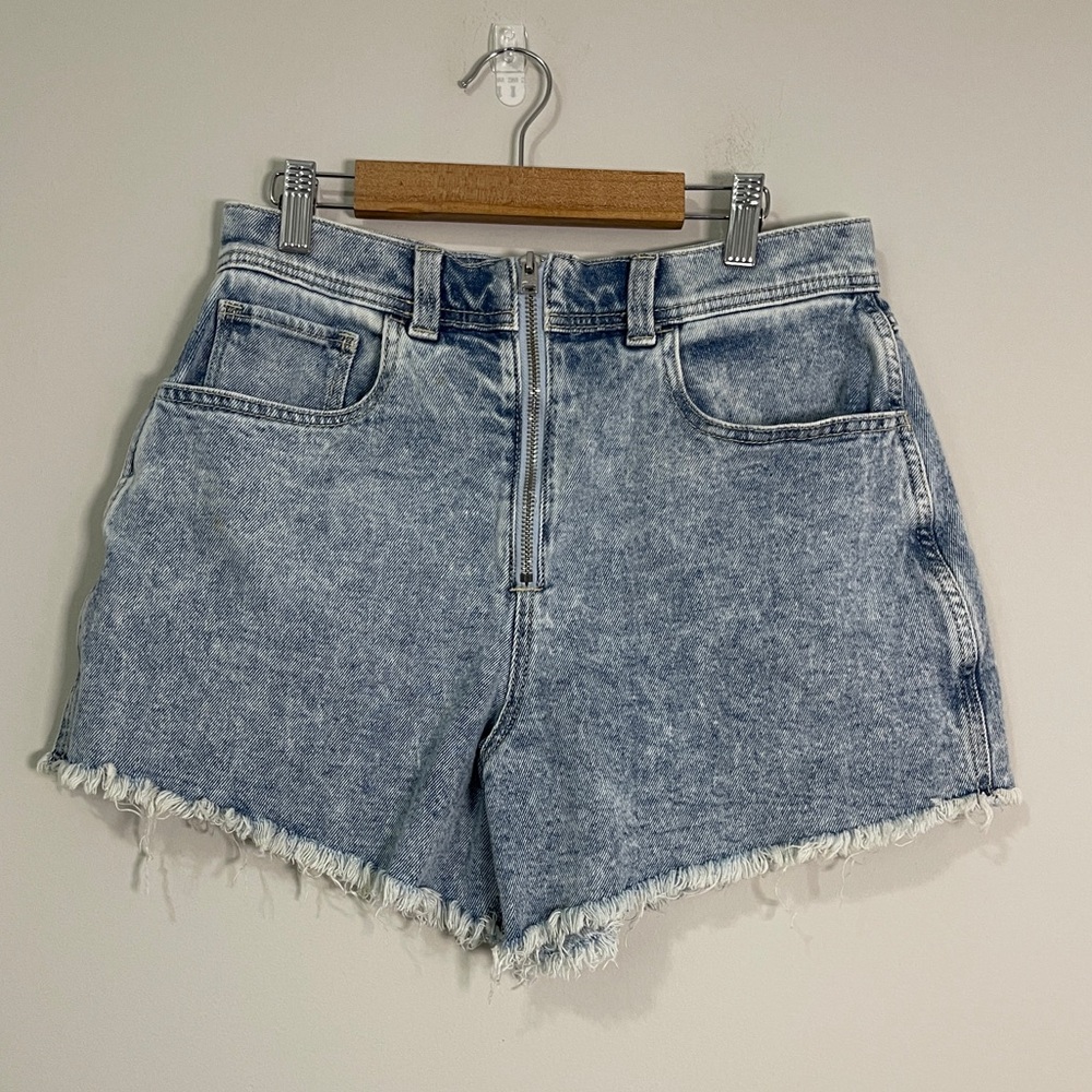 Hollister Womens Jeans Size 7 Blue Ultra High Rise Vintage Short 4" Denim